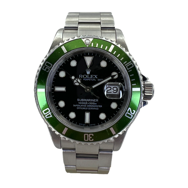Rolex Submariner 16610 LV Flat Four
